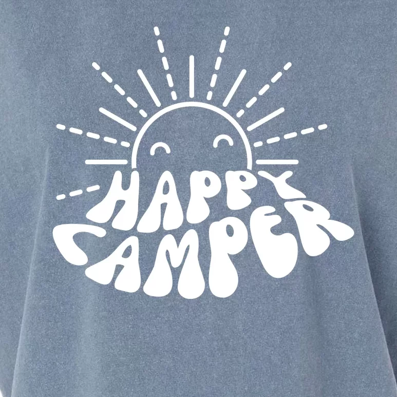 Happy Camper Sunrise Garment-Dyed Women's Muscle Tee