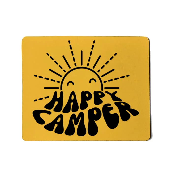 Happy Camper Sunrise Mousepad