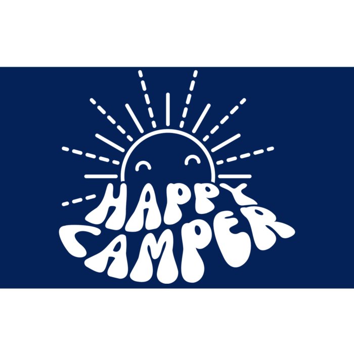 Happy Camper Sunrise Bumper Sticker