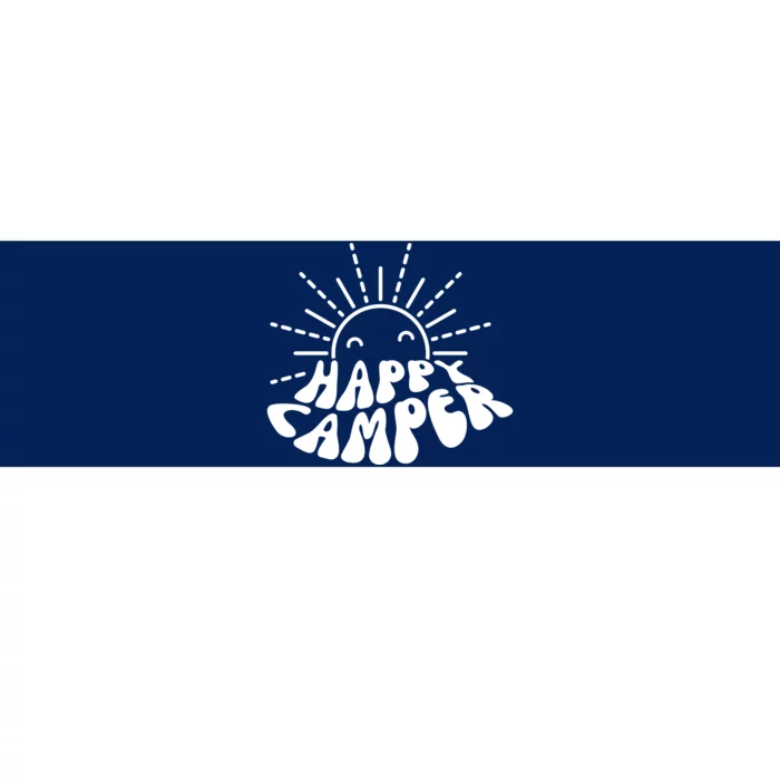 Happy Camper Sunrise Bumper Sticker