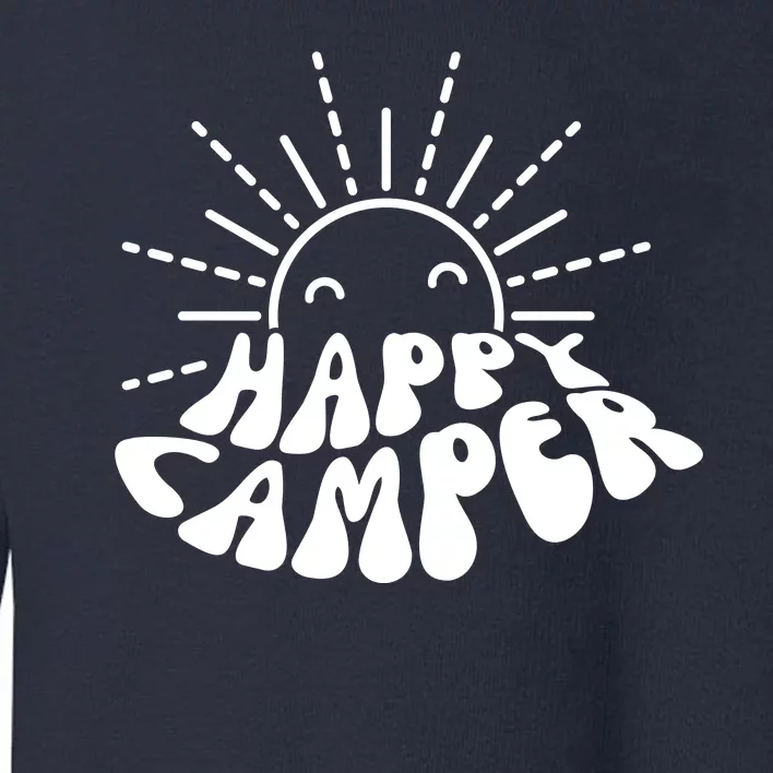 Happy Camper Sunrise Toddler Sweatshirt