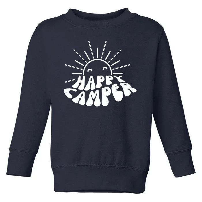 Happy Camper Sunrise Toddler Sweatshirt