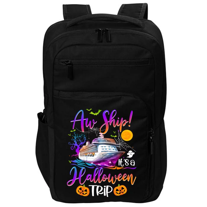 Halloween Cruise Squad Family Matching Impact Tech Backpack