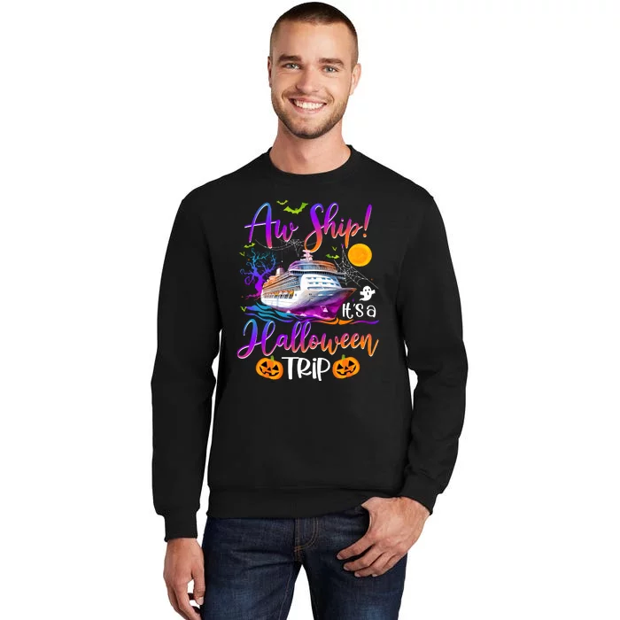 Halloween Cruise Squad Family Matching Tall Sweatshirt