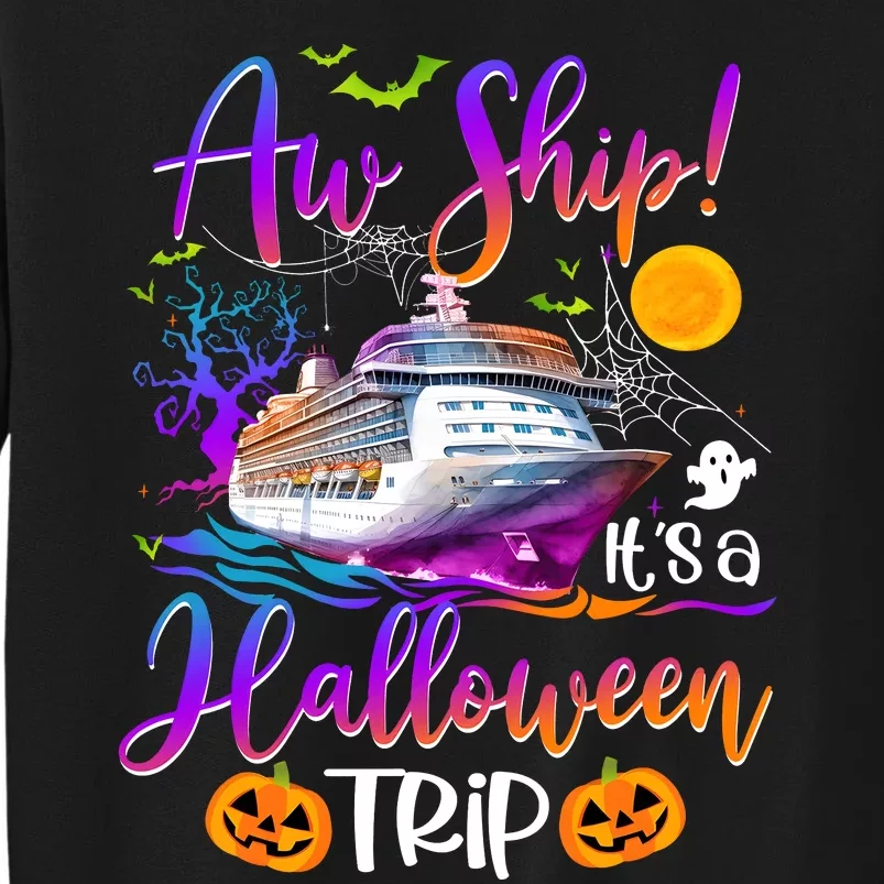 Halloween Cruise Squad Family Matching Tall Sweatshirt