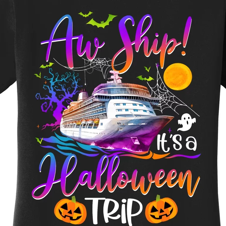 Halloween Cruise Squad Family Matching Women's T-Shirt