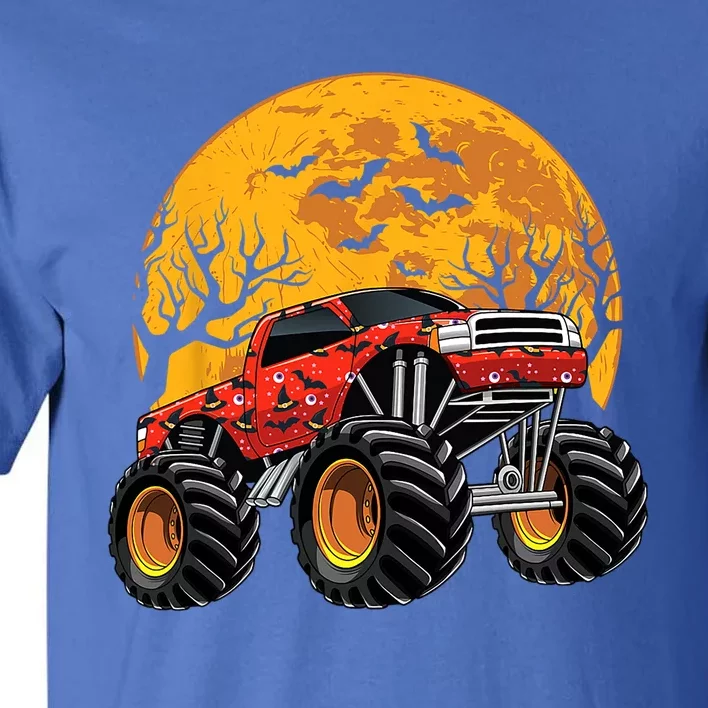 Halloween Costume Spooky Monster Truck Gift Tall T-Shirt