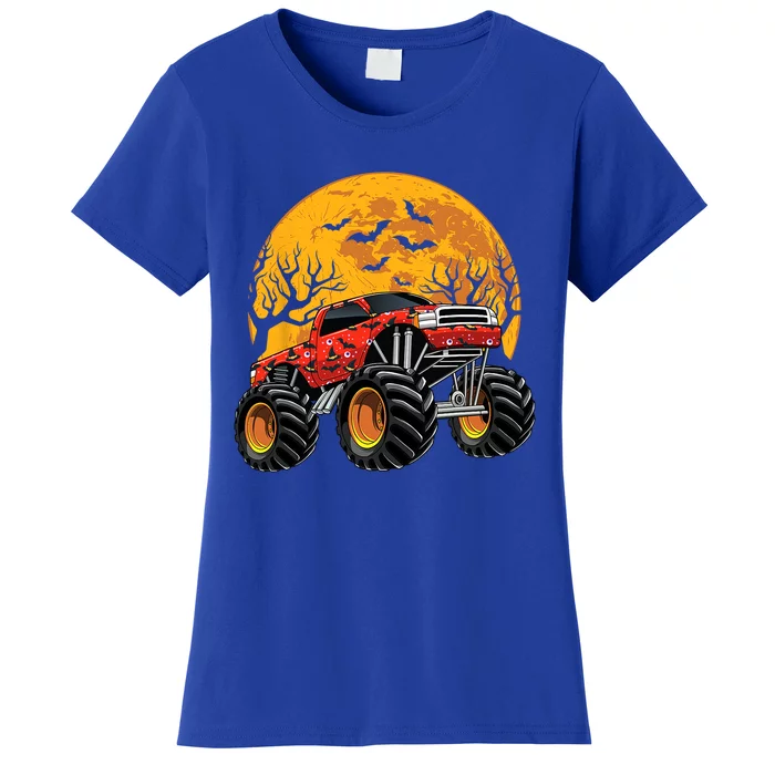 Halloween Costume Spooky Monster Truck Gift Women's T-Shirt