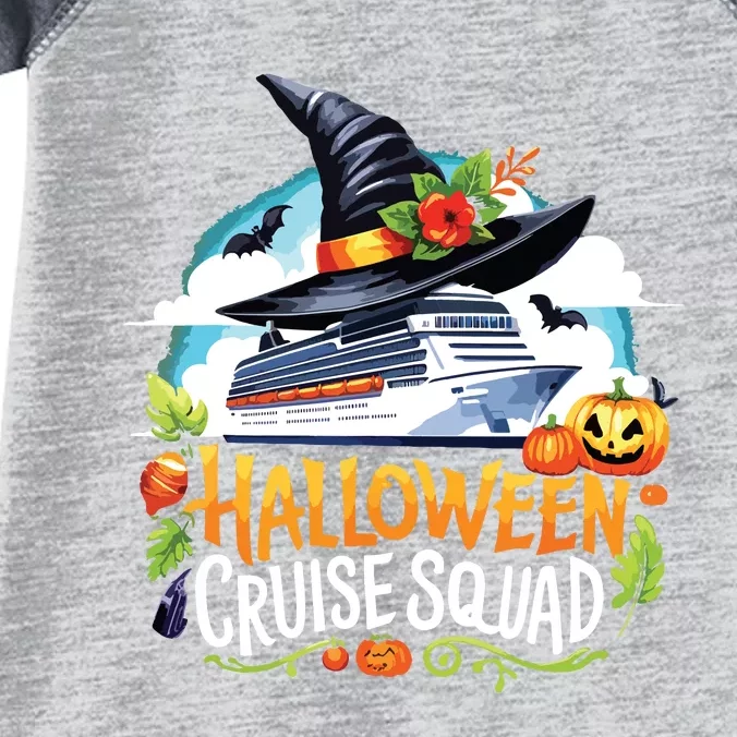 Halloween Cruise Squad Happy Halloween Spooky Pumpkin Cruise Infant Baby Jersey Bodysuit