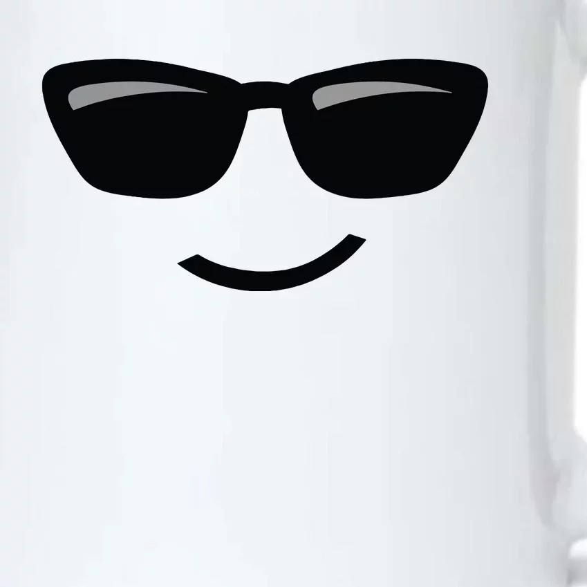 Halloween Costume Sunglasses Emoticon Face Group Black Color Changing Mug