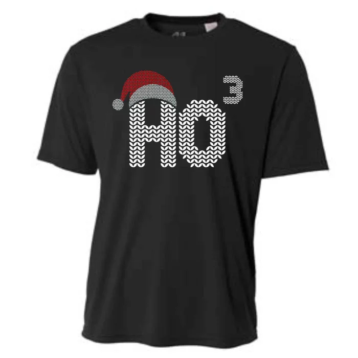 Ho Cubed Shirt Funny Christmas Math Teacher Gift Ho Ho Ho Cooling Performance Crew T-Shirt