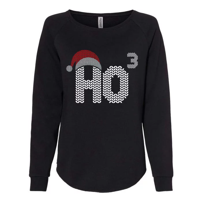 Ho Cubed Shirt Funny Christmas Math Teacher Gift Ho Ho Ho Womens California Wash Sweatshirt