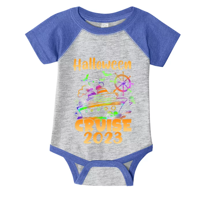 Halloween Cruise Squad Cruising Crew Spooky Season Family Gift Infant Baby Jersey Bodysuit