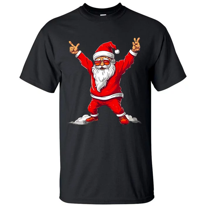 Happy Christmas Santa For Boy Girl Funny Christmas Tall T-Shirt