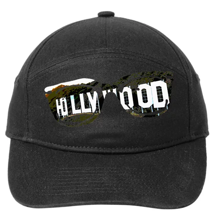 Hollywood California Sign Souvenir 7-Panel Snapback Hat