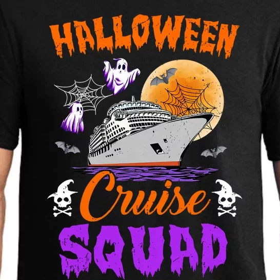 Halloween Cruise Squad Family Cruising Crew Vacation Trip Gift Pajama Set