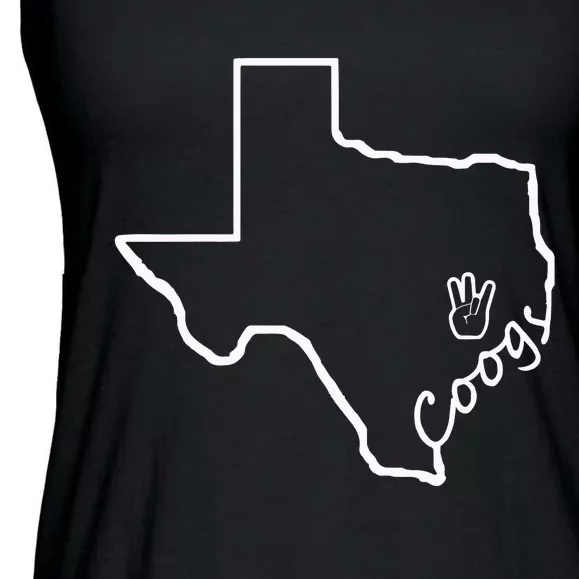 Houston Coogs Spirit Ladies Essential Flowy Tank