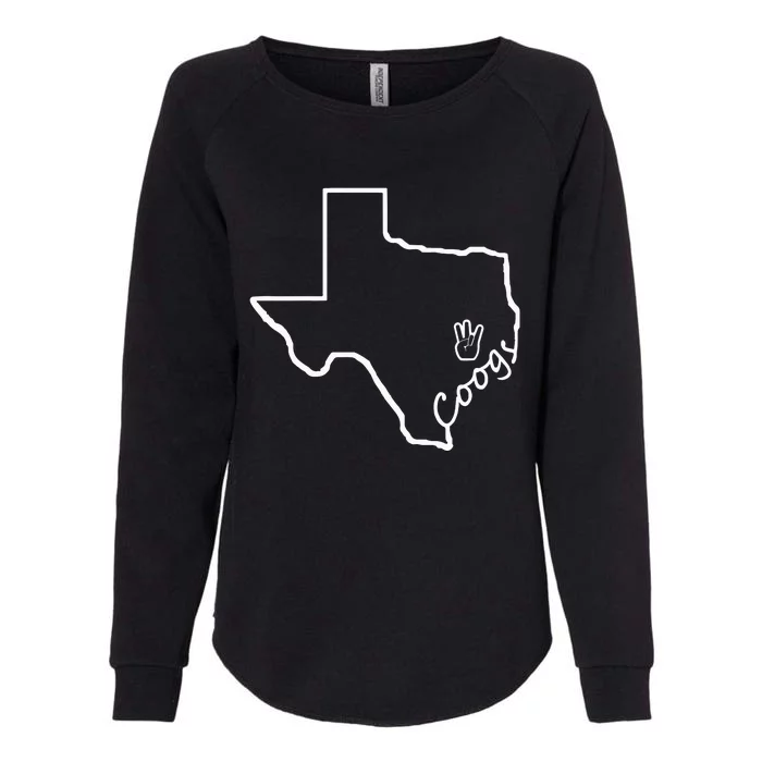 Houston Coogs Spirit Womens California Wash Sweatshirt