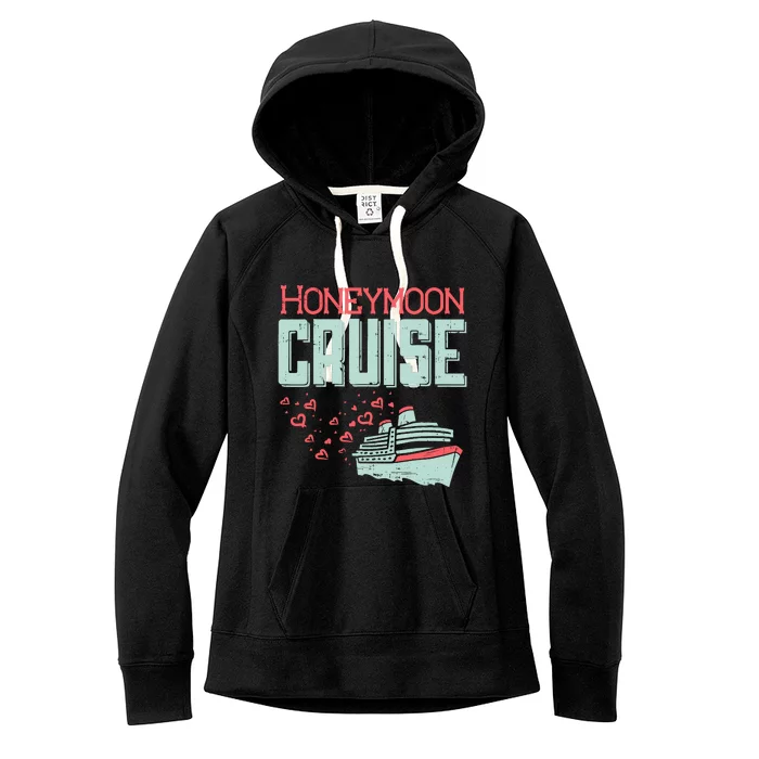 Honeymoon Cruise Ship Cruising Vacation Trip Couple Gift Women's Fleece Hoodie