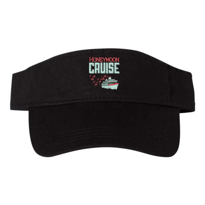 Honeymoon Cruise Ship Cruising Vacation Trip Couple Gift Valucap Bio-Washed Visor