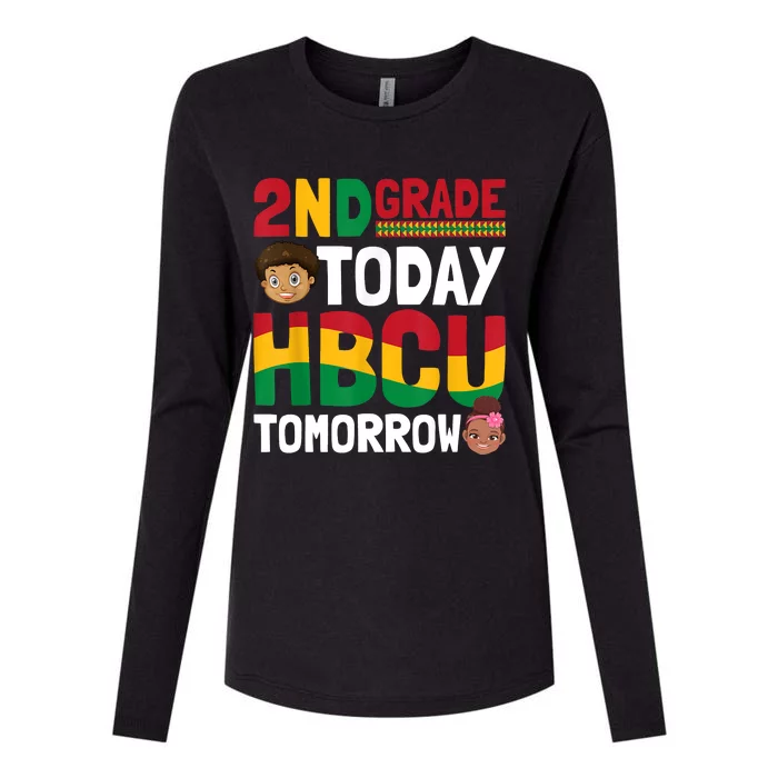 HBCU College Student 2nd Grade Today HBCU Tomorrow Womens Cotton Relaxed Long Sleeve T-Shirt