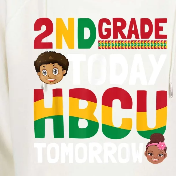 HBCU College Student 2nd Grade Today HBCU Tomorrow Womens Funnel Neck Pullover Hood