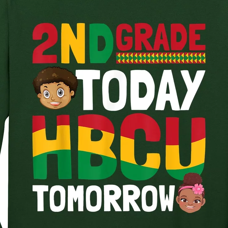 HBCU College Student 2nd Grade Today HBCU Tomorrow Long Sleeve Shirt