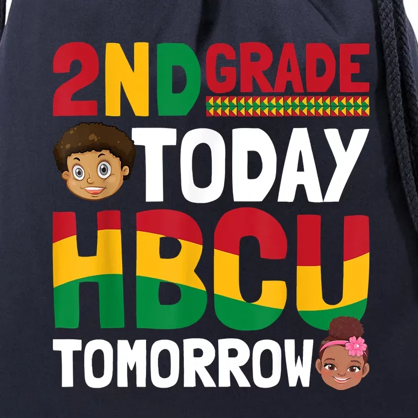 HBCU College Student 2nd Grade Today HBCU Tomorrow Drawstring Bag