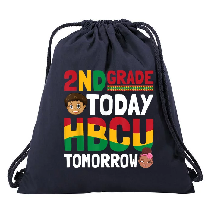 HBCU College Student 2nd Grade Today HBCU Tomorrow Drawstring Bag