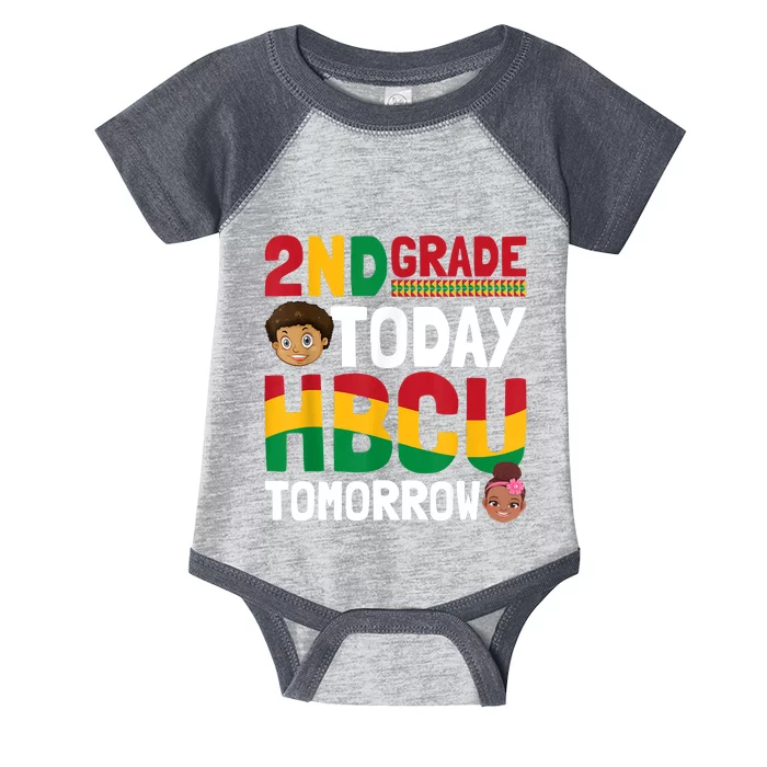 HBCU College Student 2nd Grade Today HBCU Tomorrow Infant Baby Jersey Bodysuit