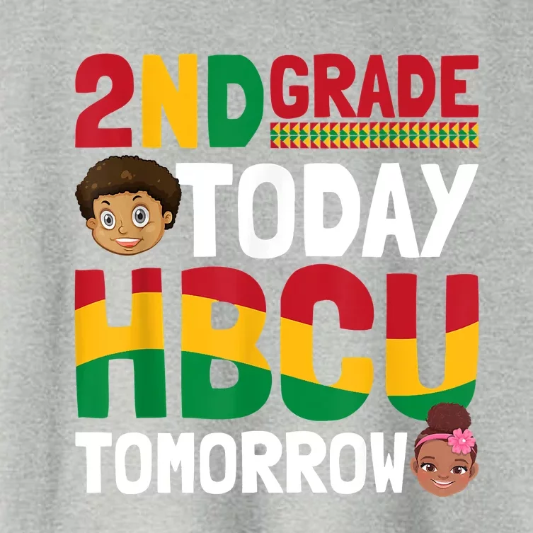 HBCU College Student 2nd Grade Today HBCU Tomorrow Women's Crop Top Tee