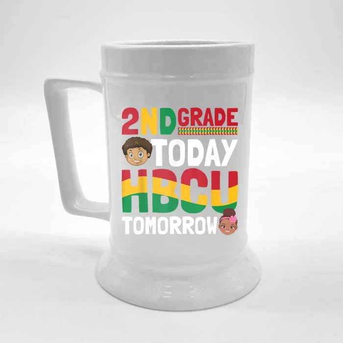 HBCU College Student 2nd Grade Today HBCU Tomorrow Front & Back Beer Stein