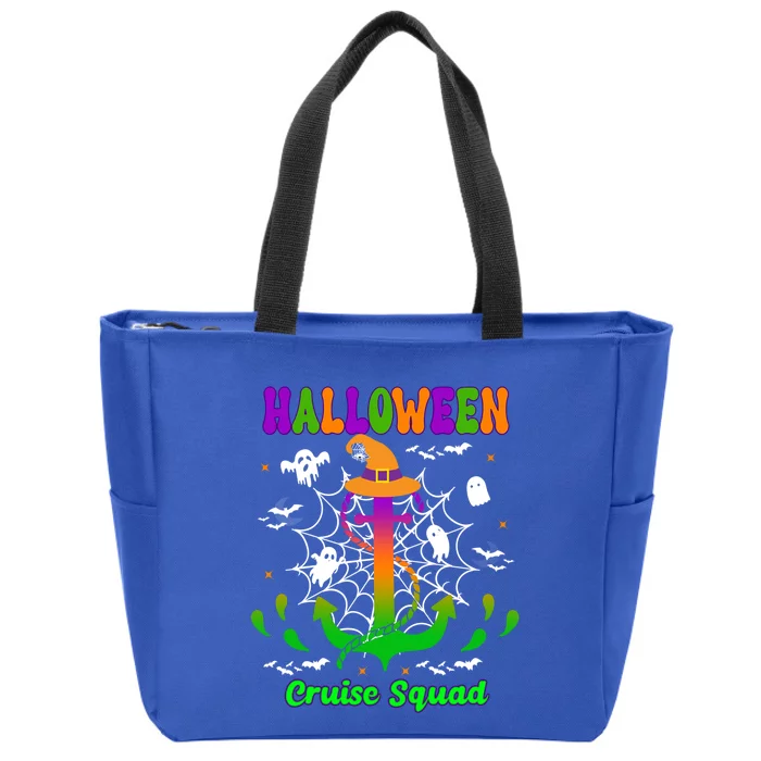 Halloween Cruise Squad Group Travel Trip Vacation Gift Zip Tote Bag