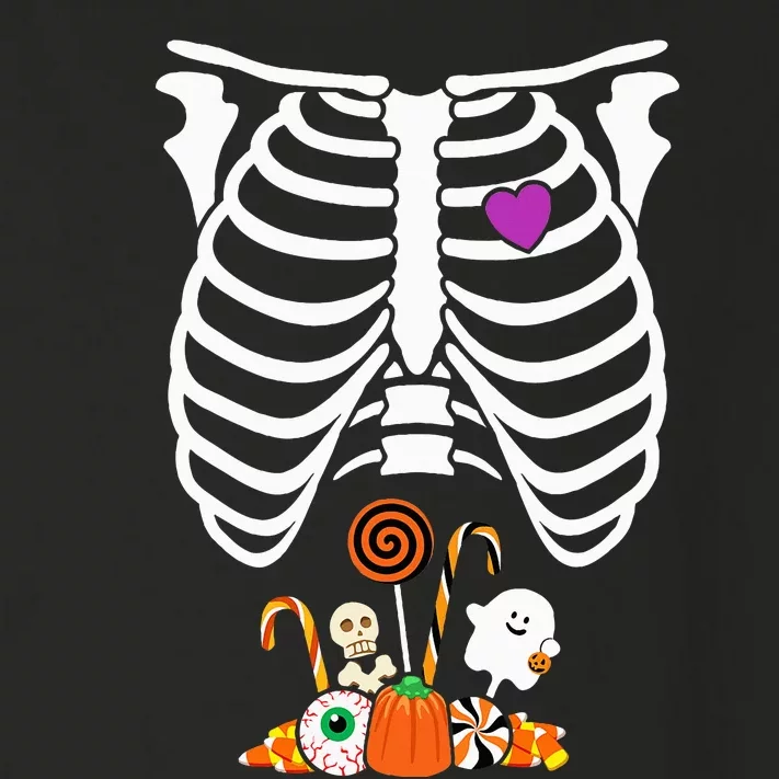 Halloween Candy Skeleton Rib Cage XRay Funny Toddler Long Sleeve Shirt