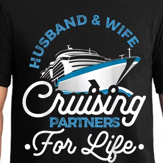 Honeymoon Cruise Ship Vacation Married Couple Husband Wife Pajama Set