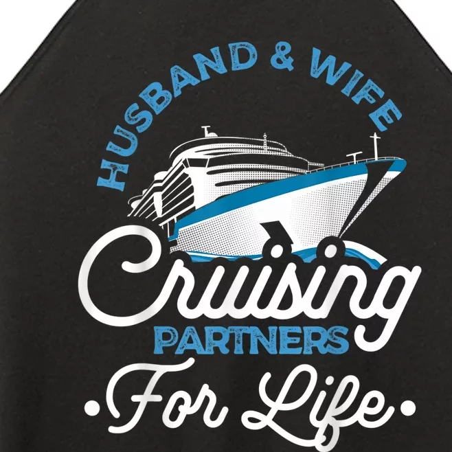 Honeymoon Cruise Ship Vacation Married Couple Husband Wife Women’s Perfect Tri Rocker Tank