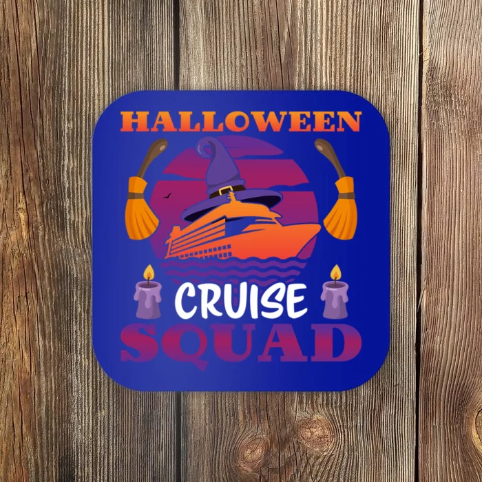 Halloween Cruise Squad Cruising Crew Spooky Lover Season Meaningful Gift Coaster