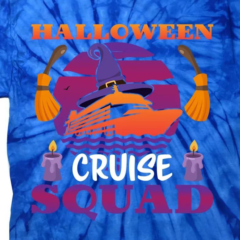 Halloween Cruise Squad Cruising Crew Spooky Lover Season Meaningful Gift Tie-Dye T-Shirt