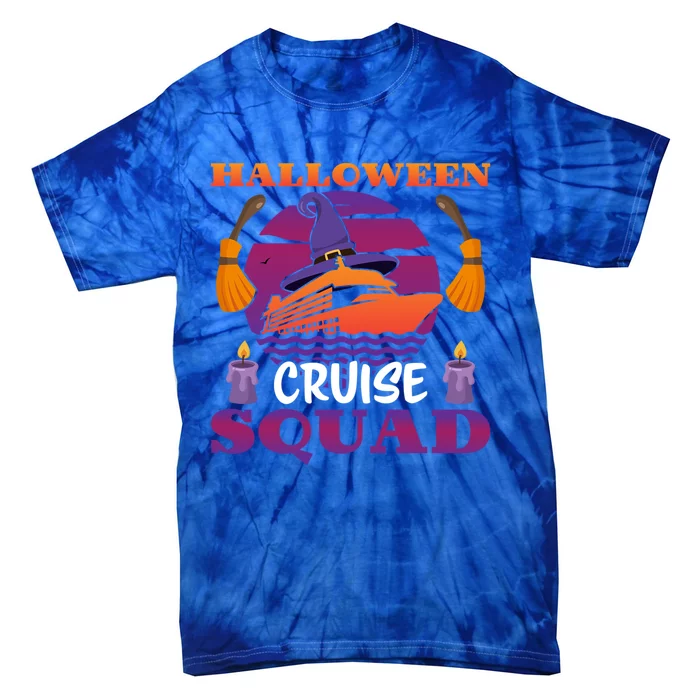 Halloween Cruise Squad Cruising Crew Spooky Lover Season Meaningful Gift Tie-Dye T-Shirt