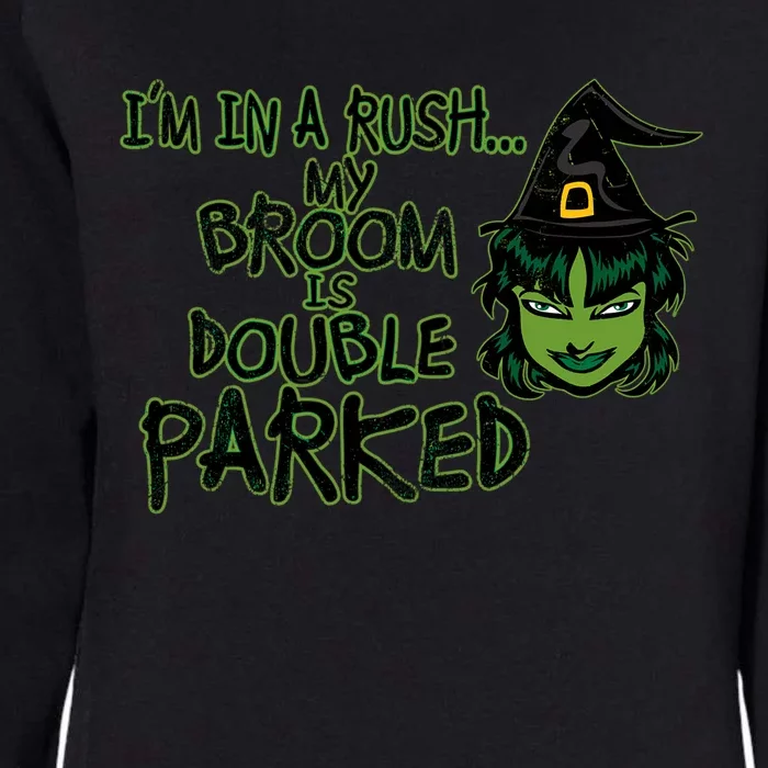 Halloween Costume Spooky Witch Broom Parking Gift Womens California Wash Sweatshirt