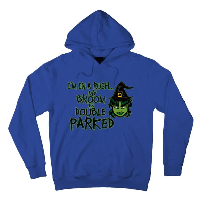 Halloween Costume Spooky Witch Broom Parking Gift Tall Hoodie