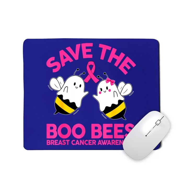 Halloween Cute Save The Boobees Boo Bees Breast Cancer Gift Mousepad