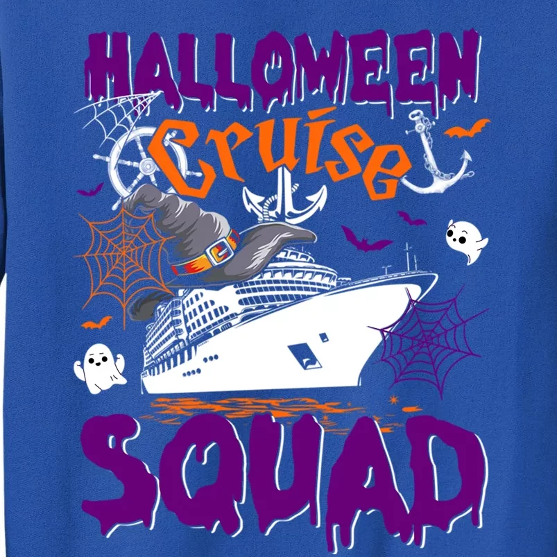 Halloween Cruise Squad Cruising Crew Spooky Season Costume Gift Tall Sweatshirt