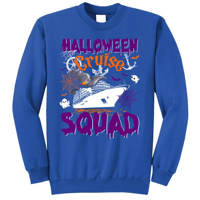 Halloween Cruise Squad Cruising Crew Spooky Season Costume Gift Tall Sweatshirt