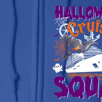 Halloween Cruise Squad Cruising Crew Spooky Season Costume Gift Full Zip Hoodie