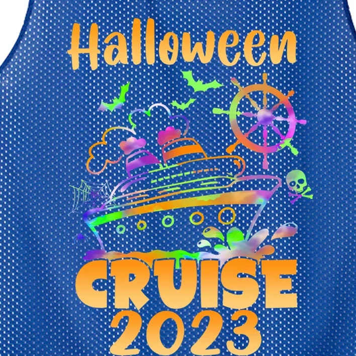 Halloween Cruise Squad Cruising Crew Spooky Season Family Gift Mesh Reversible Basketball Jersey Tank