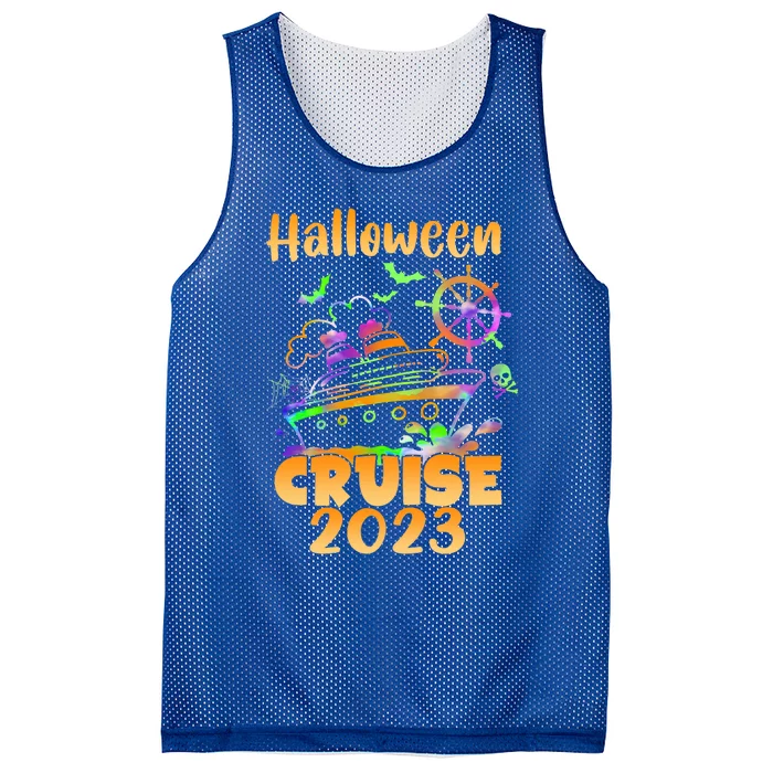 Halloween Cruise Squad Cruising Crew Spooky Season Family Gift Mesh Reversible Basketball Jersey Tank