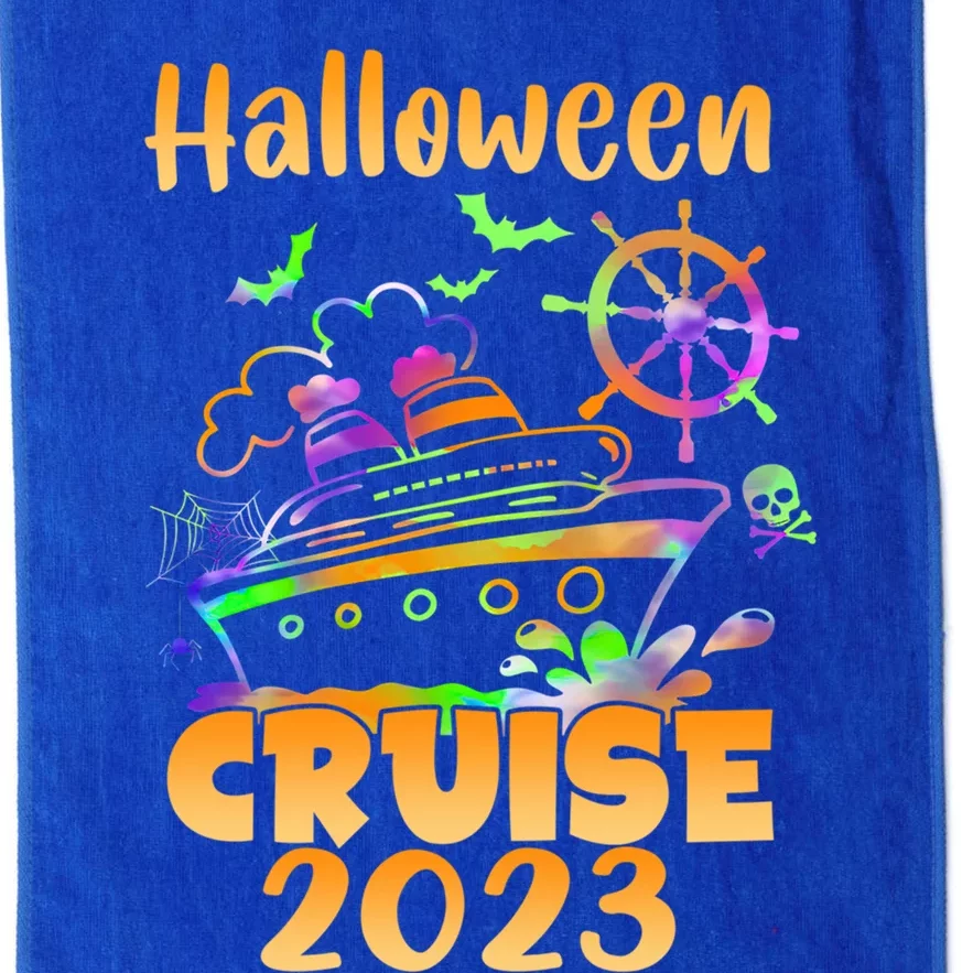 Halloween Cruise Squad Cruising Crew Spooky Season Family Gift Platinum Collection Golf Towel