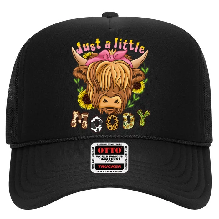 Highland Cow Scottish Highland Cow High Crown Mesh Trucker Hat