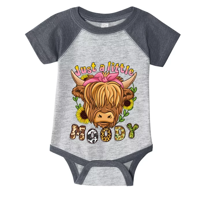 Highland Cow Scottish Highland Cow Infant Baby Jersey Bodysuit